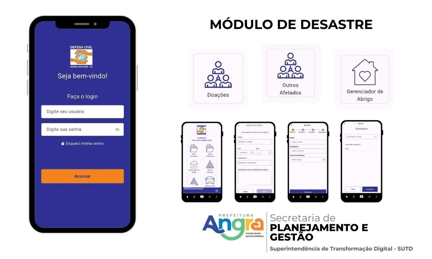 Angra capacita 400 servidores para uso de novo aplicativo de gestão de desastres