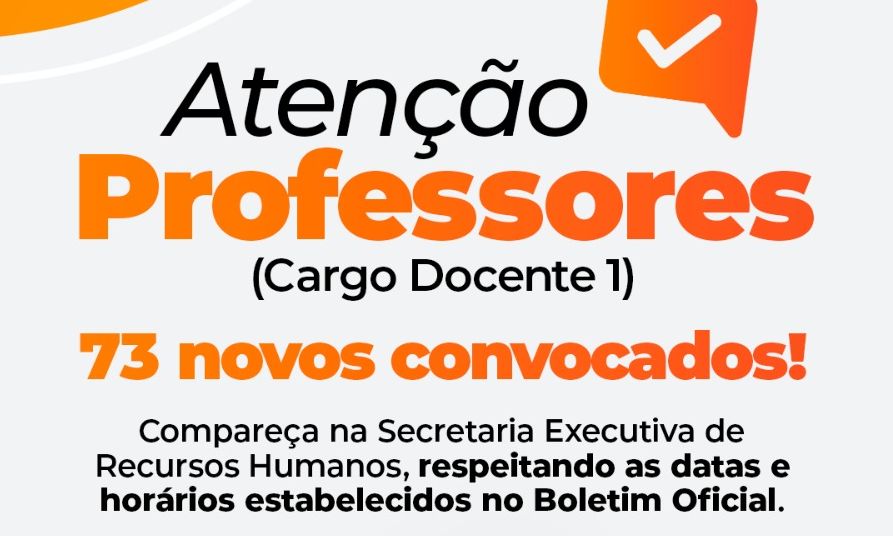 Angra convoca 73 professores para o Programa Novas Oportunidades de Aprendizagem