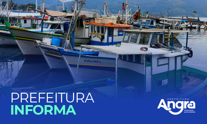 Pescadores de Angra poderão regularizar embarcações entre 12 e 14 de agosto